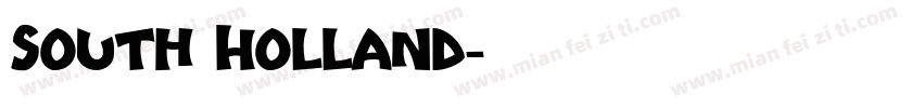South Holland字体转换